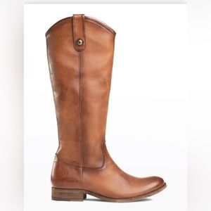 Frye Melissa Button Boots Size 7.5B Wide Calf